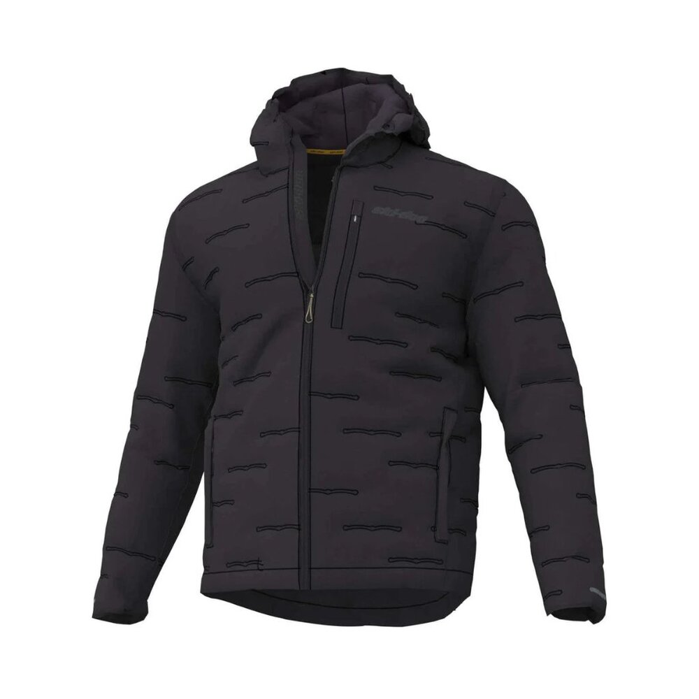 NWT Ski-Doo Men's Puffer Welded Jacket Warm Winter Coat Black Size M $165 1D077